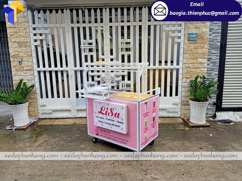 quầy bán trà sữa đẹp