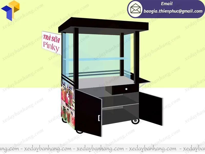 địa chỉ đóng tủ bán trà sữa