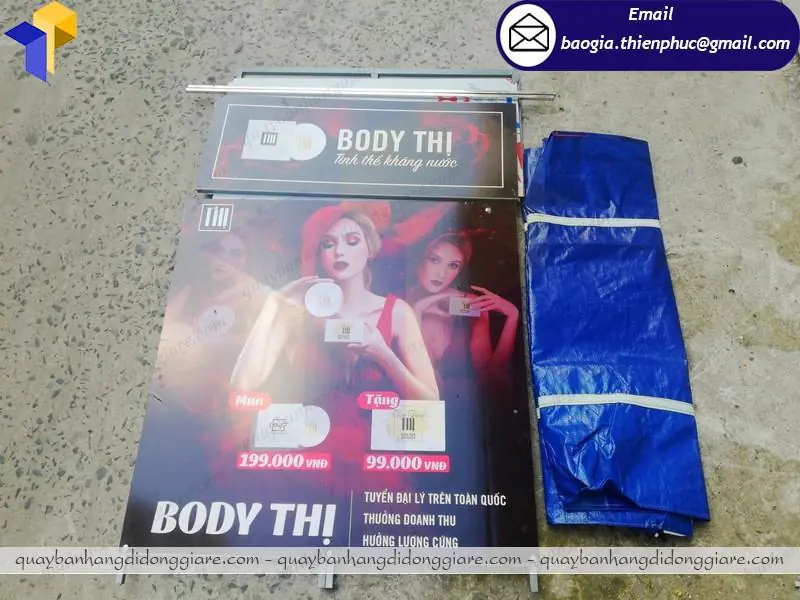 booth sắt lắp ráp