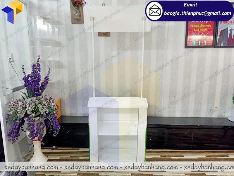 booth bán hàng bằng nhựa