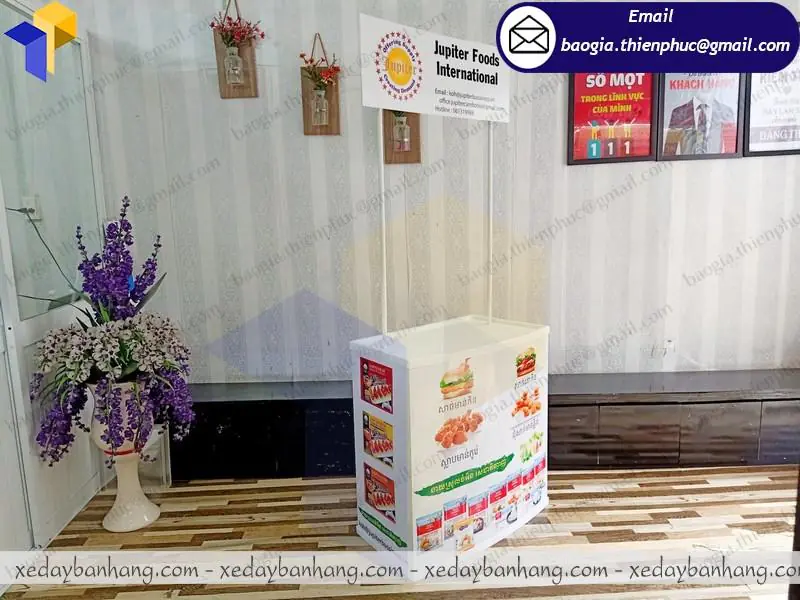 booth nhựa lắp ráp giá rẻ