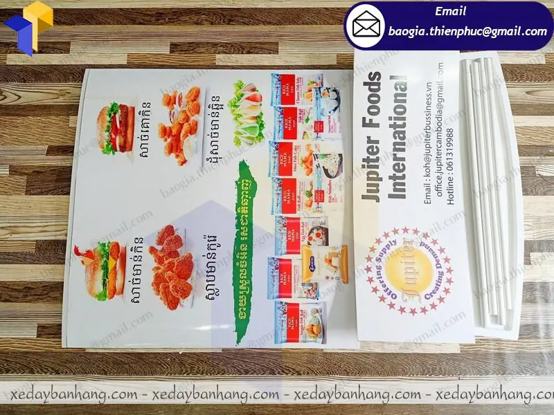 giá booth nhựa sampling
