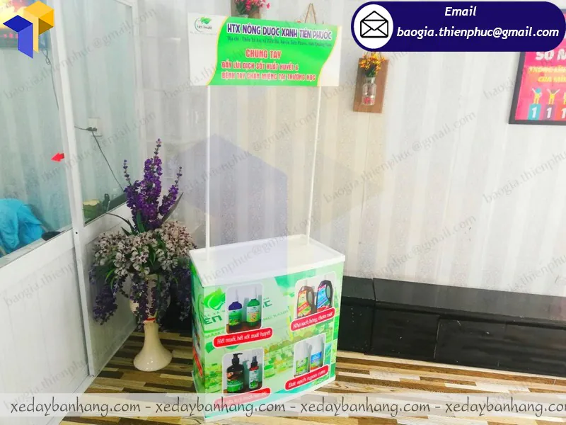 booth quảng cáo siêu thị
