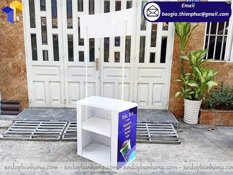 mãu booth nhựa sampling design