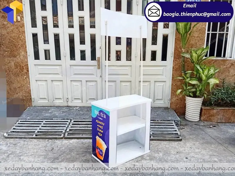mua booth nhựa sampling ở đâu