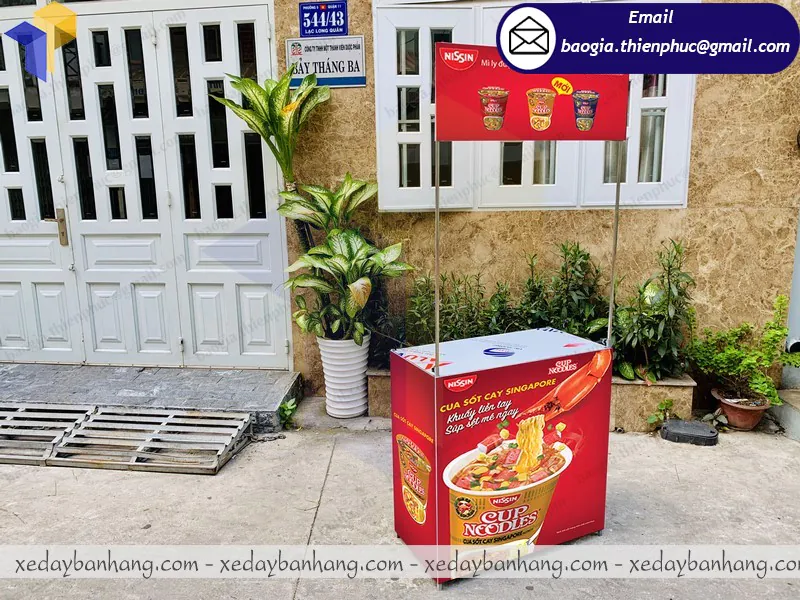 quầy sampling mini lắp ráp