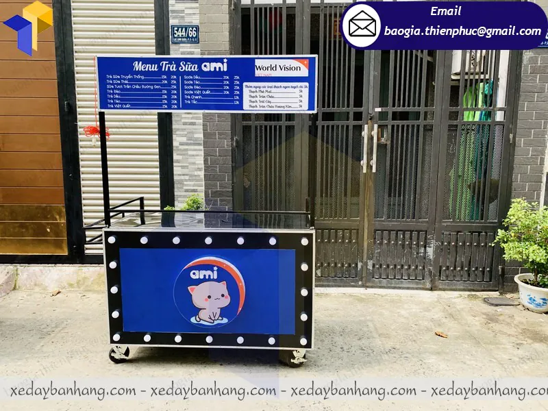 giá quầy bán trà sữa