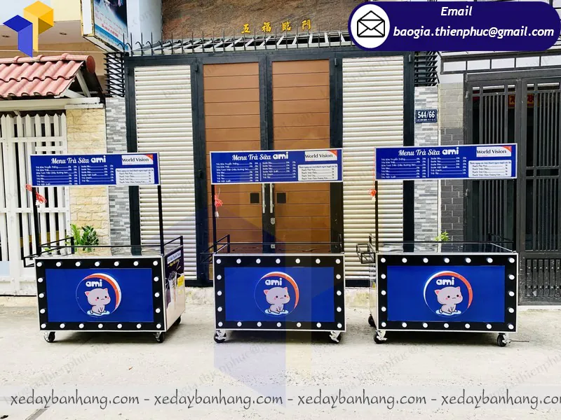 quầy bán trà sữa giá rẻ