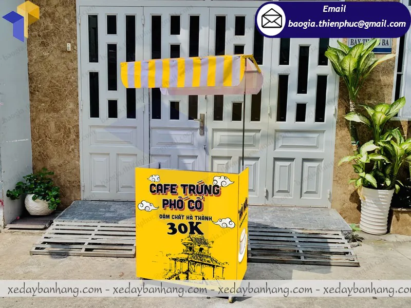 xe lắp ráp bán cafe