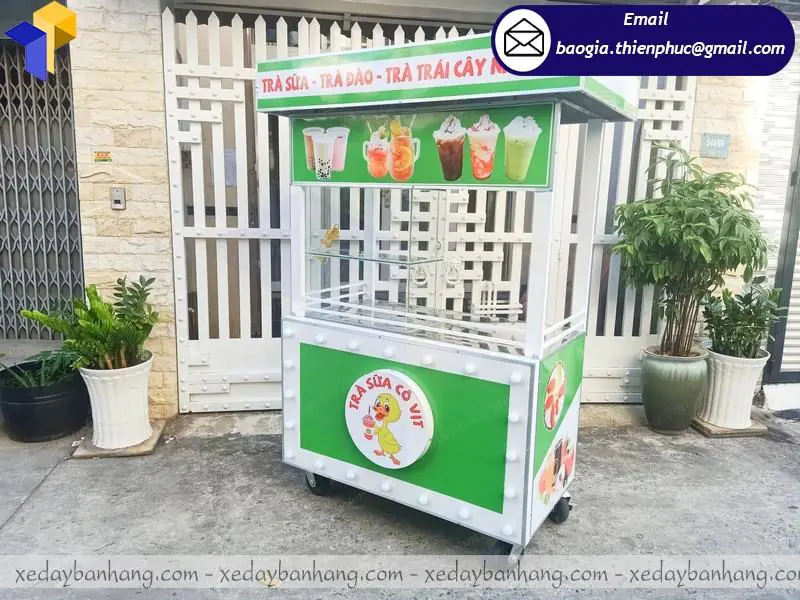 nơi bán xe trà sữa trân châu lưu động giá rẻ