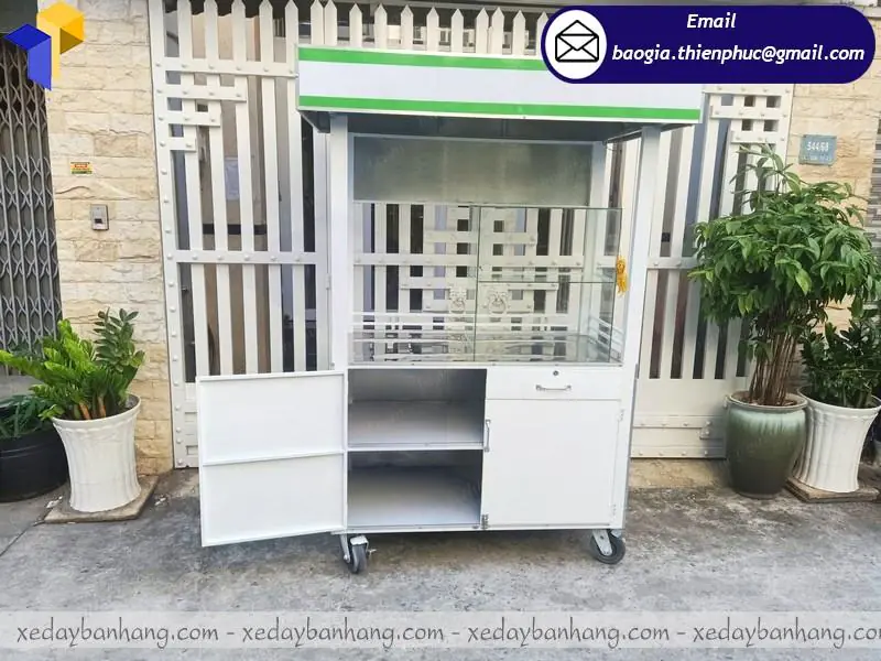 thiết ké xe bán trà sữa trân châu giá rẻ theo yêu cầu