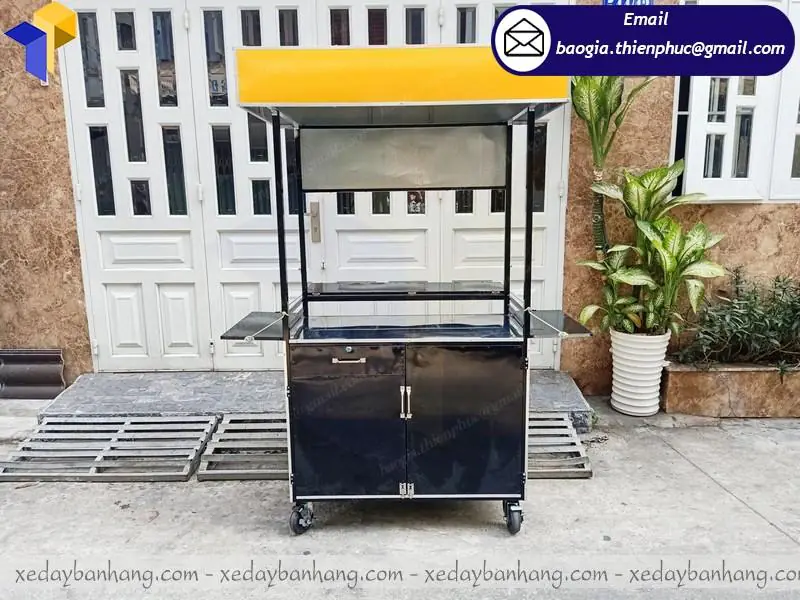 nơi đóng quầy sắt bán thức ăn nhanh lưu động đẹp