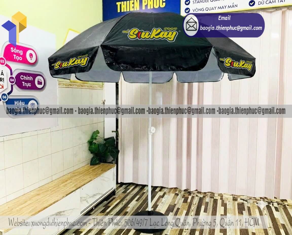 Xưởng sản xuất ô dù bạt quảng cáo in nhãn hàng