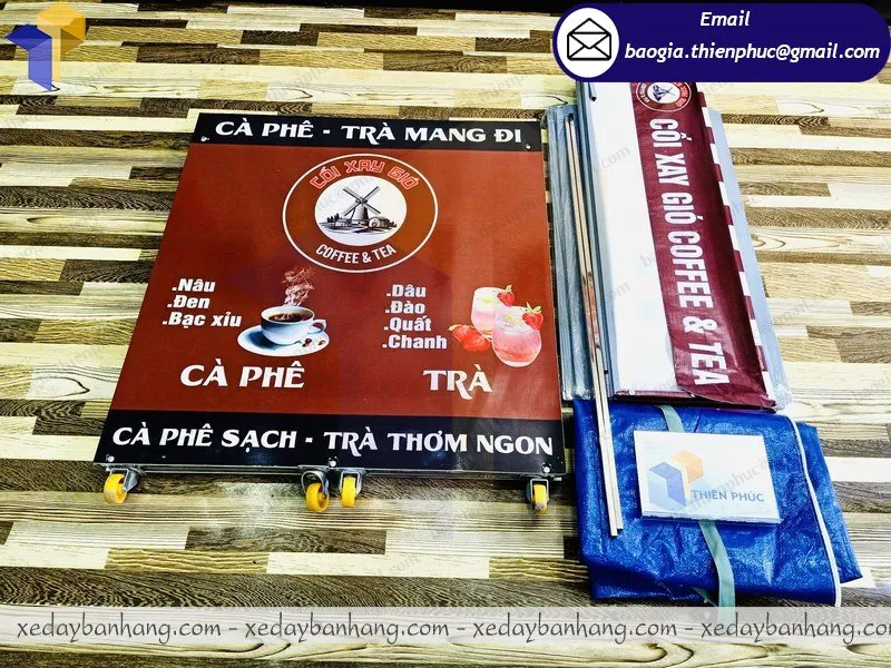 báo giá booth bán cafe take away
