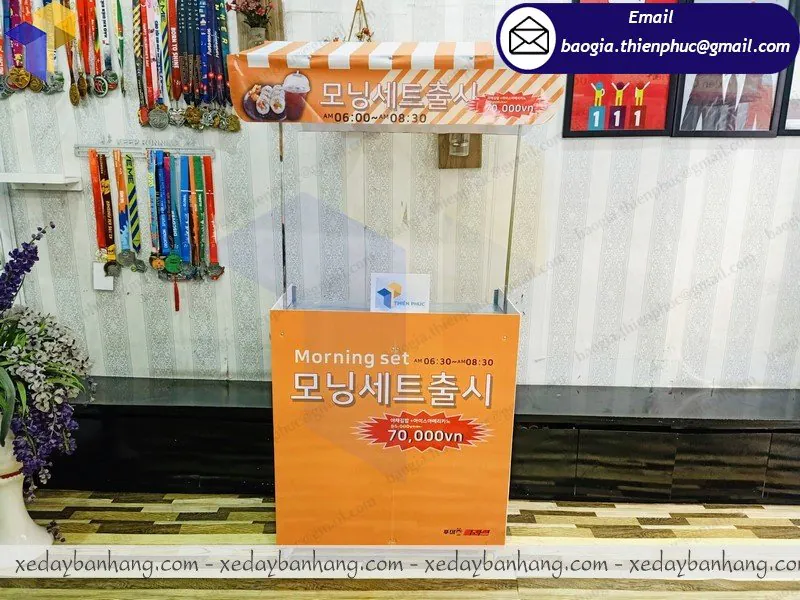 báo giá booth bán đồ ăn di động