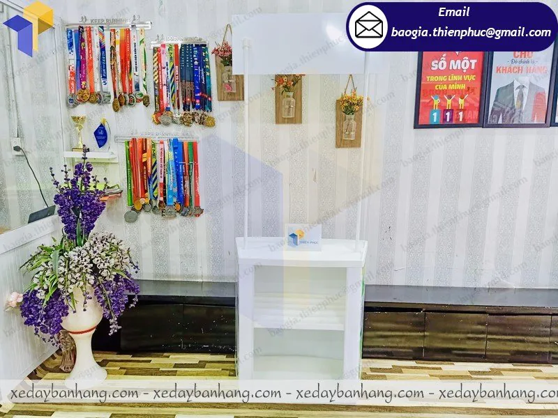 báo giá booth lắp ráp bán hàng