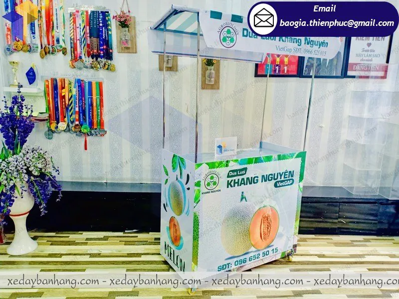 báo giá booth lắp ráp bán trái cây tươi hcm