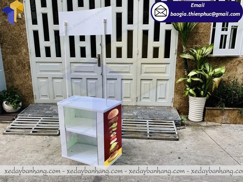 báo giá booth nhựa bán hàng siêu thị