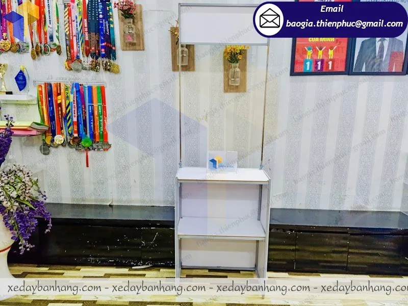 báo giá booth sắt bán sữa đậu nành