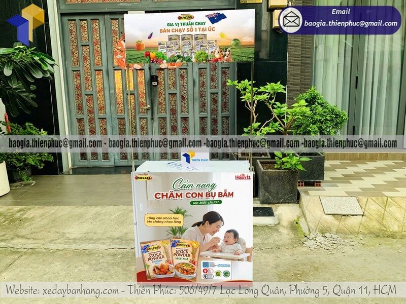 Báo giá booth sắt cho PG đứng giới thiệu sản phẩm Báo giá booth sắt cho PG đứng giới thiệu sản phẩm