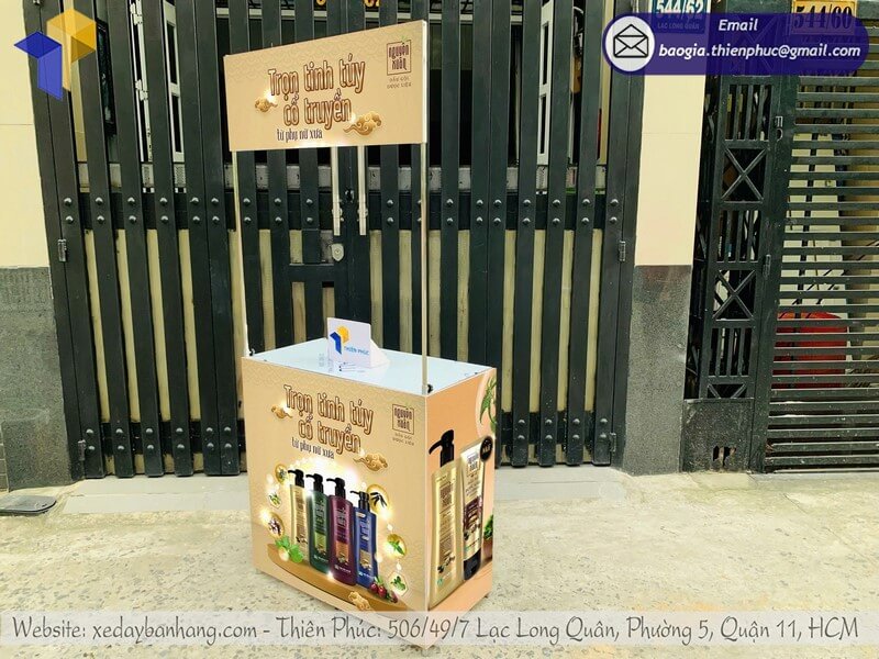 Báo giá booth sắt theo yêu cầu khi đặt số lượng lớn ưu đãi, giao hàng toàn quốc