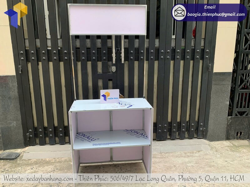 Báo giá booth sắt theo yêu cầu cho hội chợ, sự kiện với giá tốt và uy tín