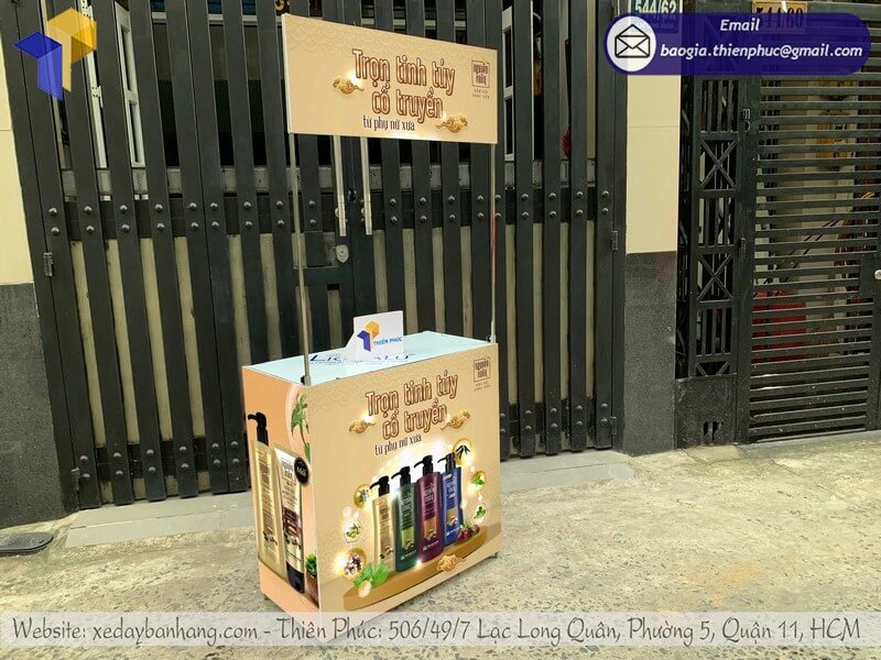 Báo giá booth sắt theo yêu cầu từ xưởng gia công trực tiếp, nhận thiết kế