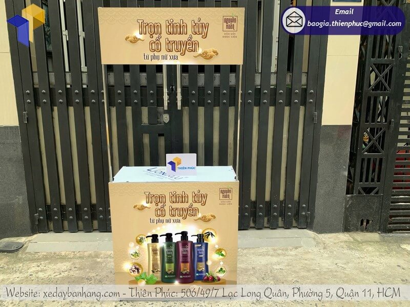 Báo giá booth sắt theo yêu cầu