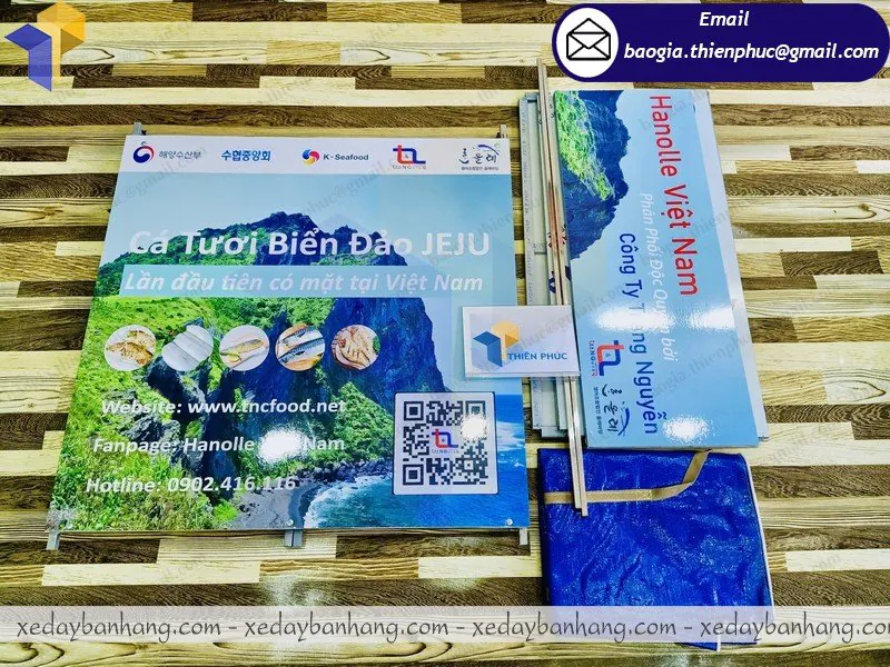 báo giá booth sắt trưng bày siêu thị hcm