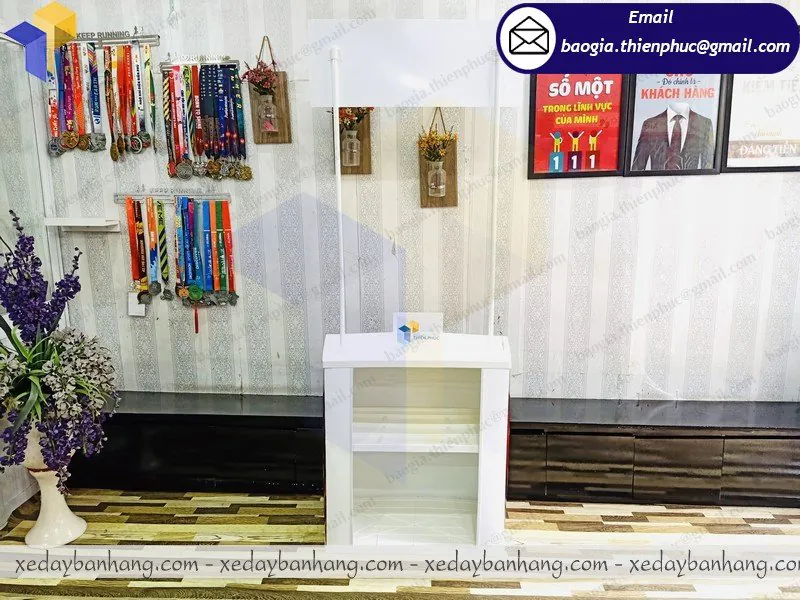 báo giá booth trưng bày bằng nhựa