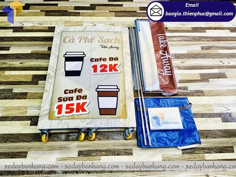 báo giá quầy lắp ráp bán cà phê sạch
