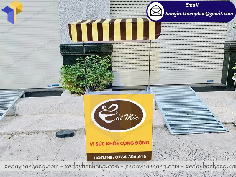 báo giá quầy lắp ráp bán cafe sạch