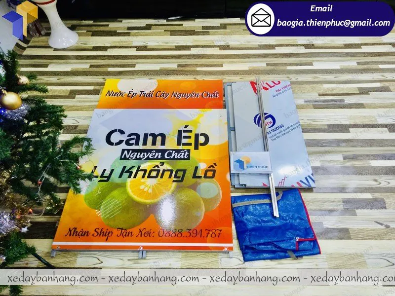 báo giá quầy sắt bán nước cam ép