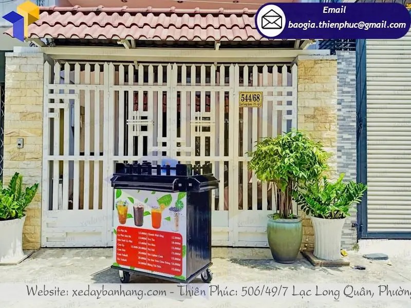 báo giá quầy trà sữa di động