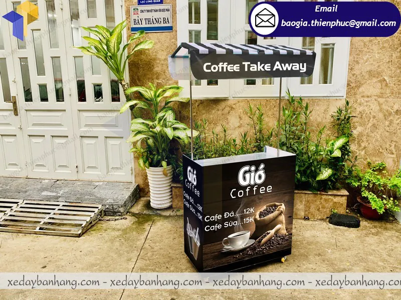 báo giá quầy xe lắp ráp bán cafe