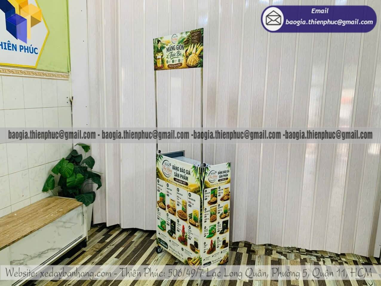Báo giá quầy xếp trưng bày đồ ăn mini ngoài trời quầy ăn vặt giá trà sữa hợp lý