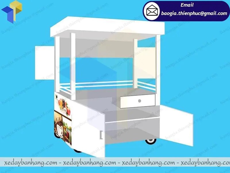 báo giá tủ bán cafe mang đi