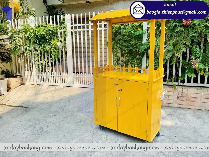 báo giá tủ bán trà sữa bằng gỗ