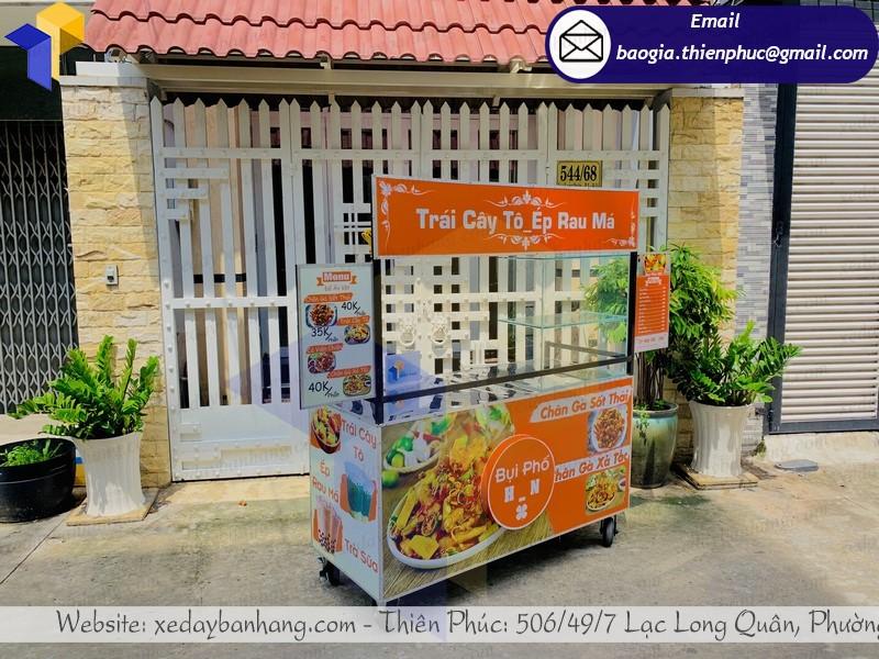 báo giá xe bán sinh tố nước ép trái cây