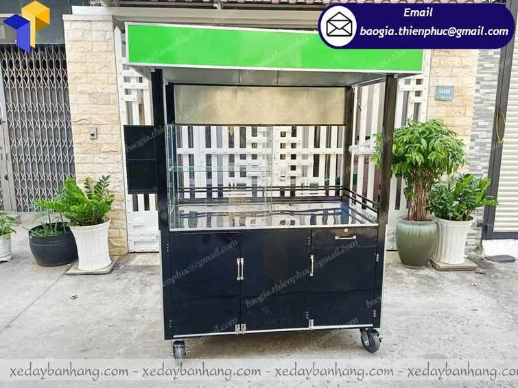 báo giá xe bán trà bí đao bằng sắt