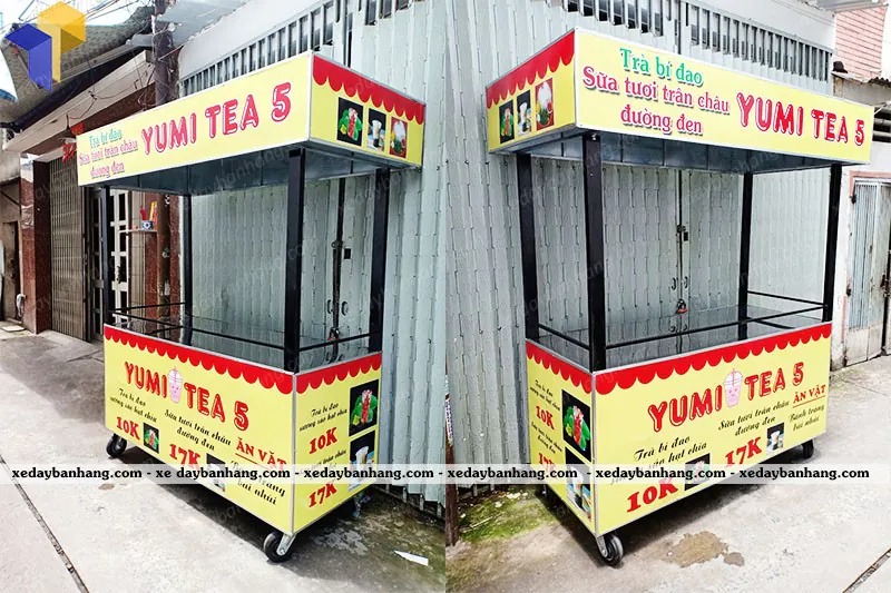 báo giá xe bán trà bí đao hạt chia
