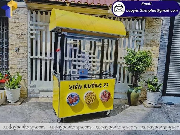 báo giá xe bán xiên que nướng