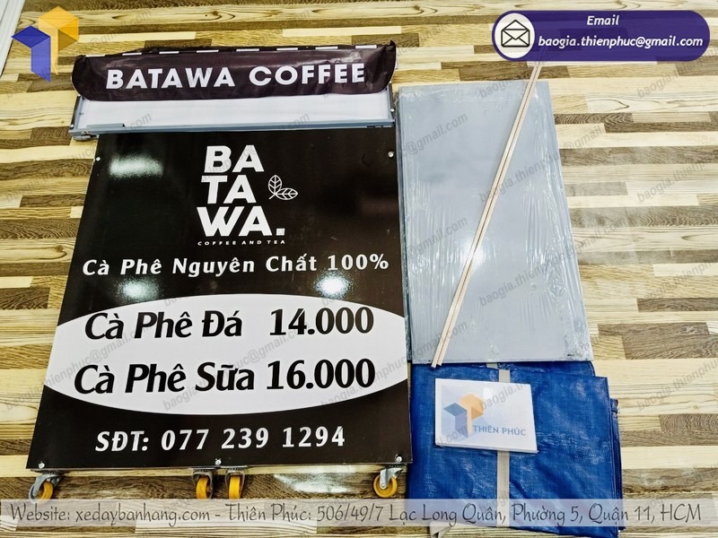 báo gía xe cafe take away