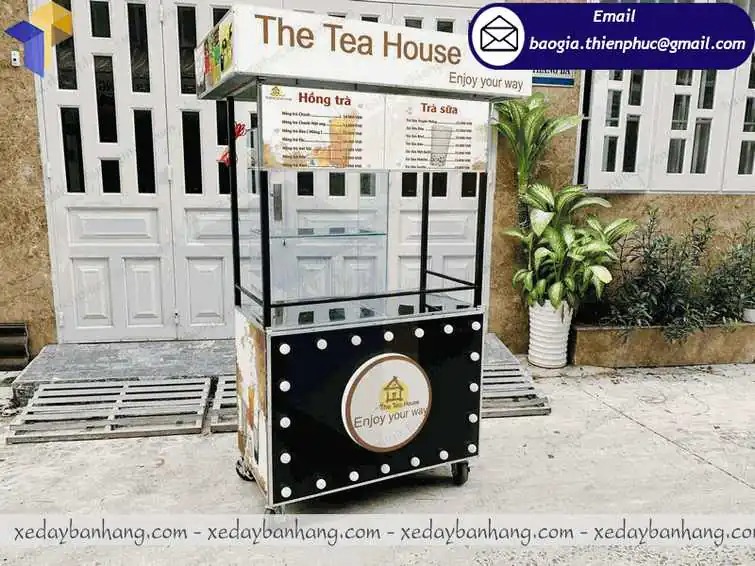 báo giá xe đẩy bán trà sữa vỉa hè