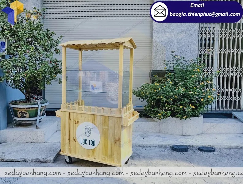 báo giá xe gỗ bán cà phê mang đi