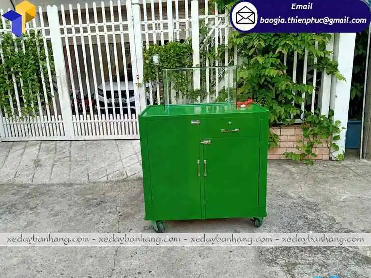 báo giá xe gỗ bán đồ ăn vặt