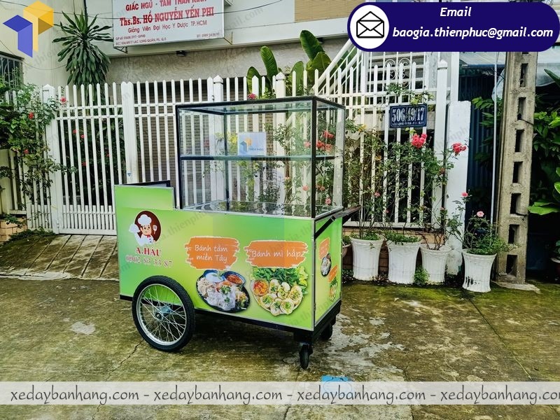 báo giá xe inox bán đồ ăn vặt
