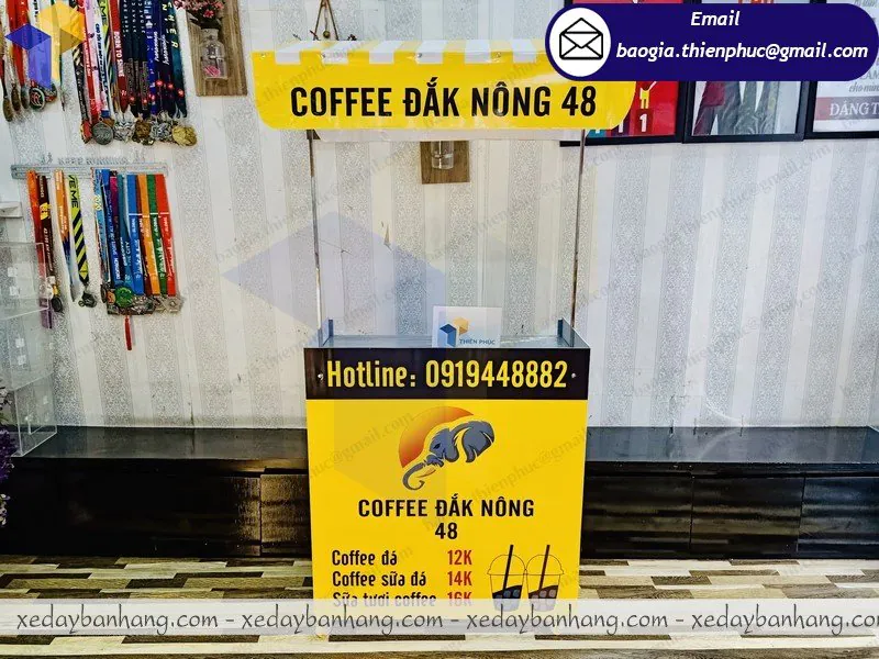 báo giá xe lắp ráp bán cafe ban mê