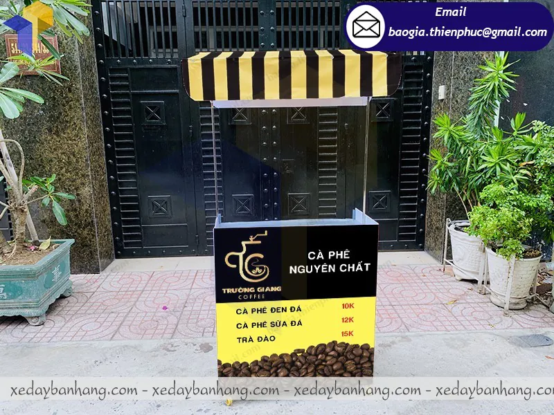 báo giá xe lắp ráp bán cafe đen nguyên chất