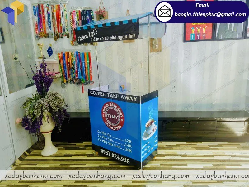 báo giá xe lắp ráp bán cafe pha máy hcm
